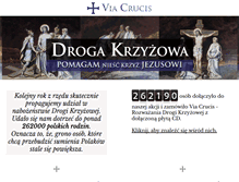 Tablet Screenshot of drogakrzyzowa.org